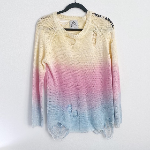 UNIF rainbow sweater - Picture 2 of 12